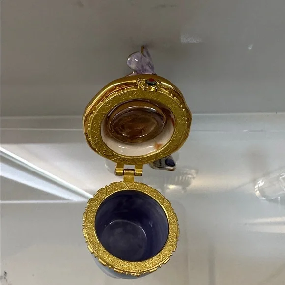 Clayworks 2003 Fairy Tales by Heather Goldminc Periwinkle Fairy trinket box Y2K - Picture 14 of 16